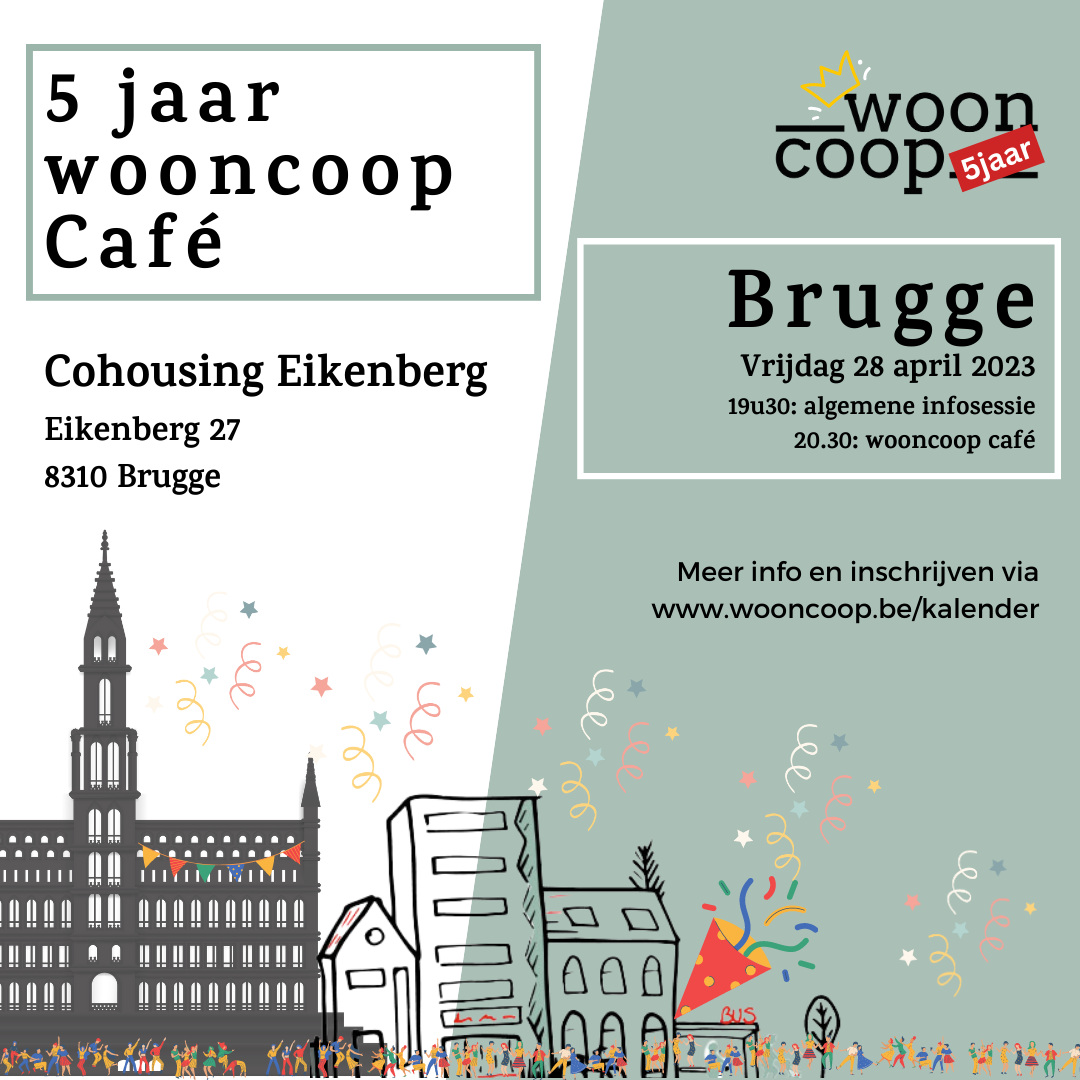Cohousing eikenberg Brugge 5 jaar wooncoop wooncoop