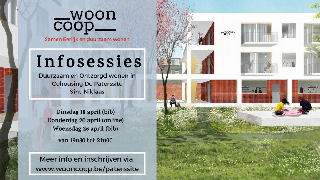 Cohousing De Paterssite coöperatief wonen in Sint Niklaas wooncoop
