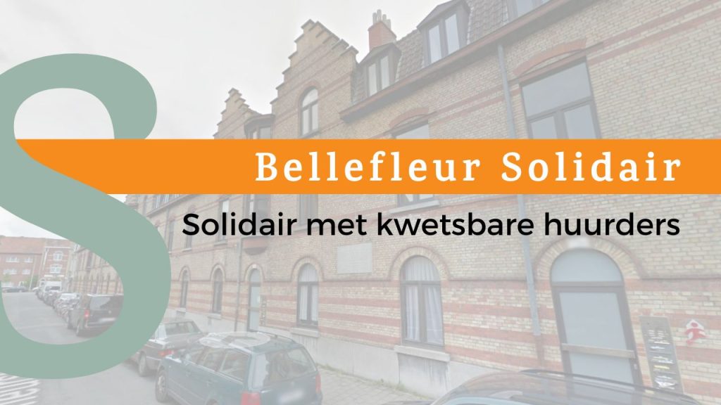 Bellefleur solidair Gent. wooncoop. Gent Samen solidair. Een hart voor vluchtelingen