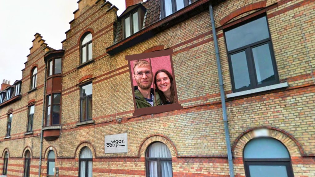 Chaïm en Lauren bewoners Bellefleur Gent wooncoop coöperatief wonen