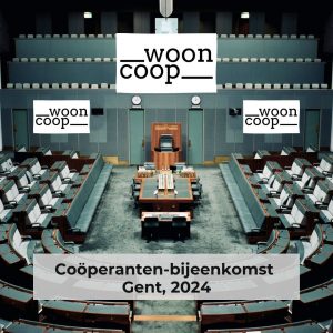 coöperanten bijeenkomst Gent wooncoop algemene vergadering 2024